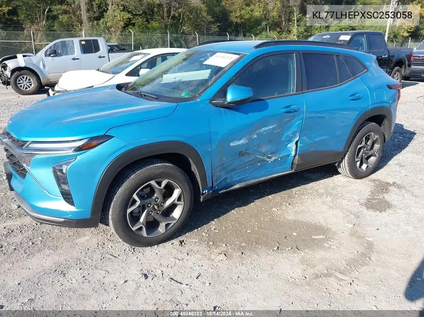 2025 CHEVROLET TRAX VIN KL77LHEPXSC253058 — фото 2
