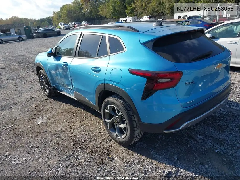 2025 CHEVROLET TRAX VIN KL77LHEPXSC253058 — фото 3