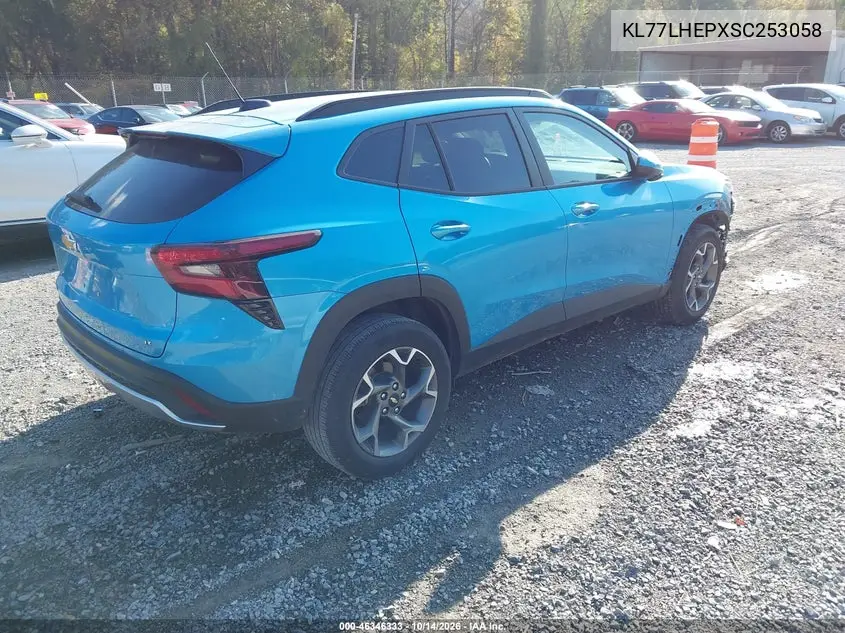 2025 CHEVROLET TRAX VIN KL77LHEPXSC253058 — фото 4