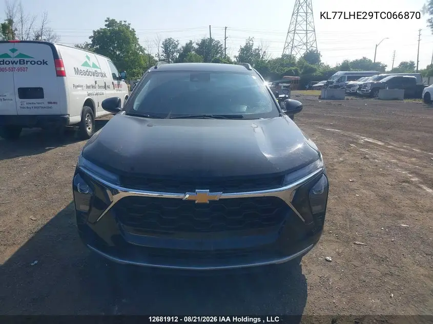 2026 CHEVROLET TRAX VIN KL77LHE29TC066870 — фото 12