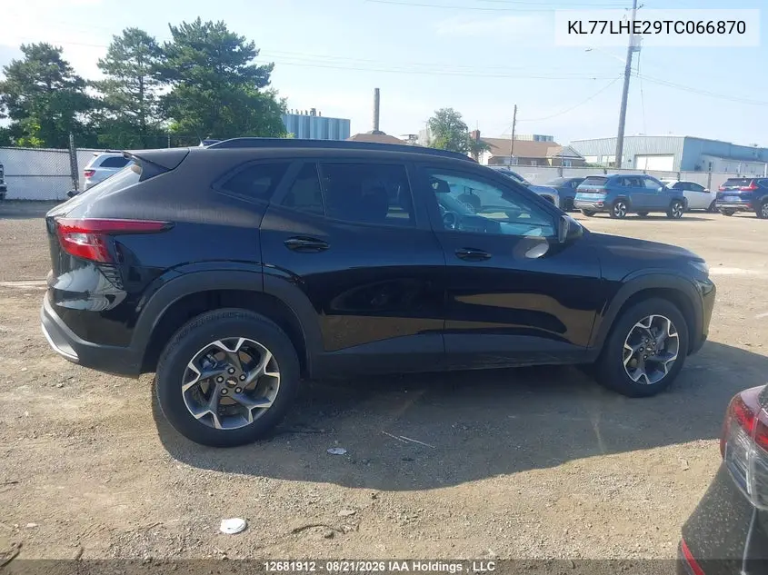 2026 CHEVROLET TRAX VIN KL77LHE29TC066870 — фото 13