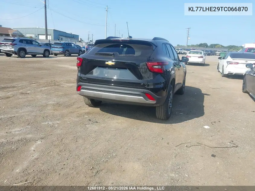 2026 CHEVROLET TRAX VIN KL77LHE29TC066870 — фото 4