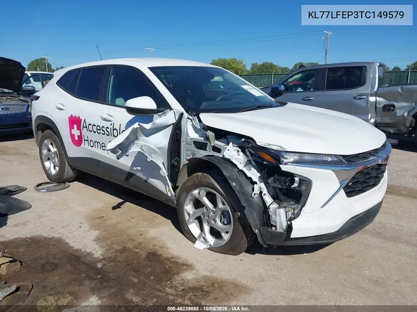 CHEVROLET TRAX 2026, VIN KL77LFEP3TC149579
