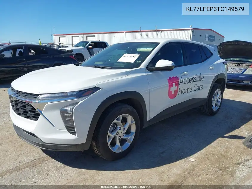 2026 CHEVROLET TRAX VIN KL77LFEP3TC149579 — фото 2