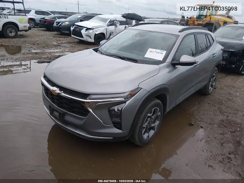 2026 CHEVROLET TRAX VIN KL77LHEP4TC035098 — фото 2