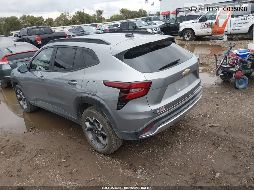 2026 CHEVROLET TRAX VIN KL77LHEP4TC035098 — фото 3