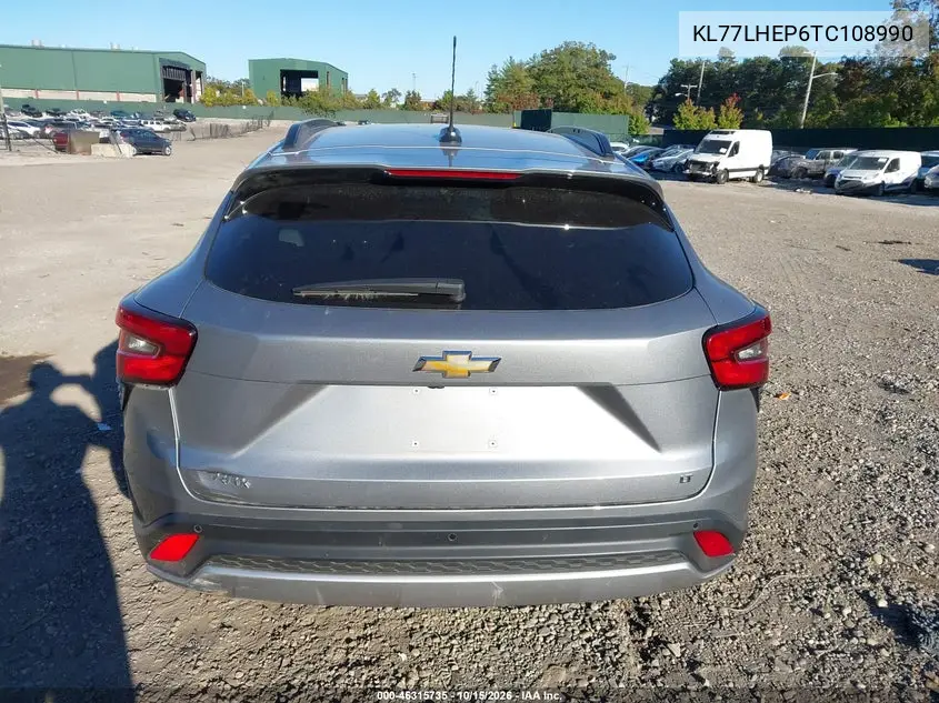 2026 CHEVROLET TRAX VIN KL77LHEP6TC108990 — фото 17