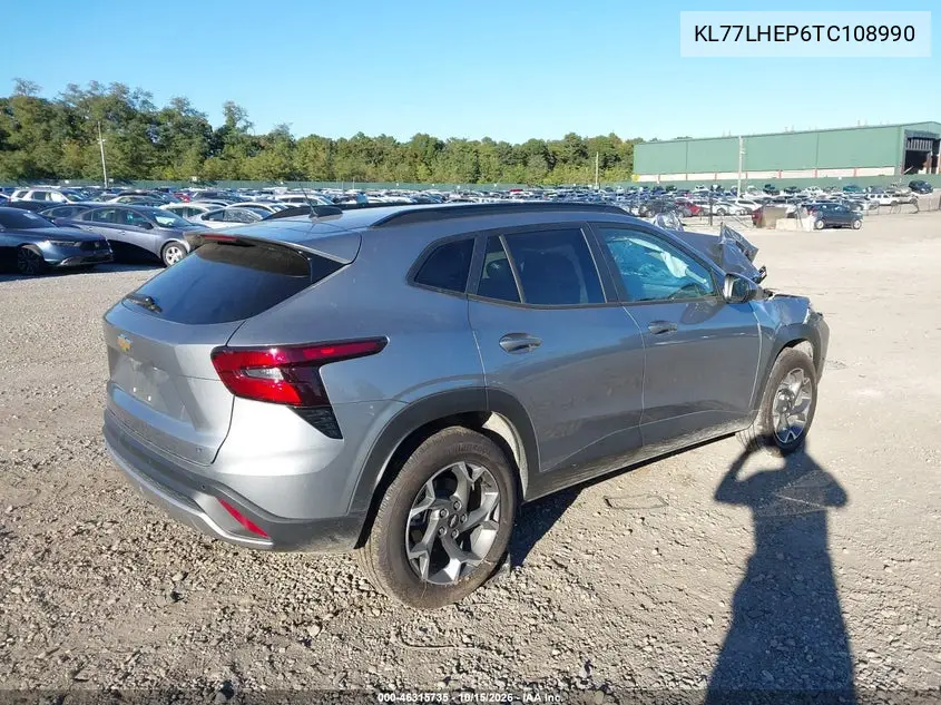 2026 CHEVROLET TRAX VIN KL77LHEP6TC108990 — фото 4