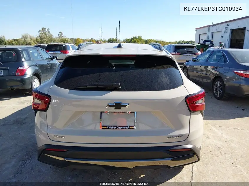 2026 CHEVROLET TRAX VIN KL77LKEP3TC010934 — фото 16