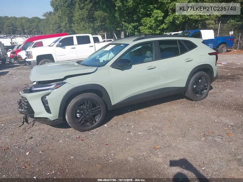 2026 CHEVROLET TRAX VIN KL77LKEP2TC235748 — фото 2