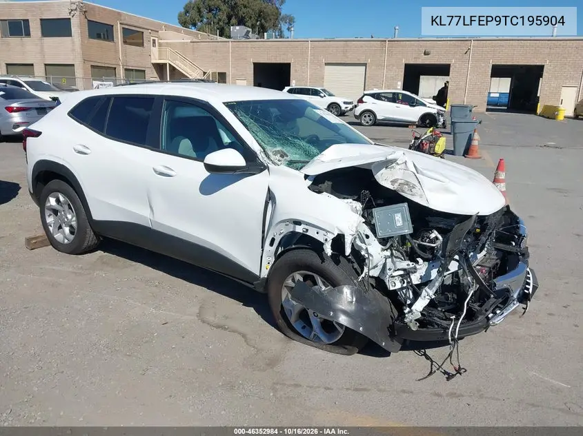 CHEVROLET TRAX 2026, VIN KL77LFEP9TC195904