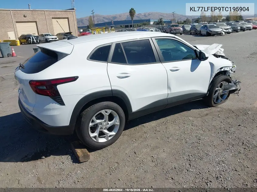 2026 CHEVROLET TRAX VIN KL77LFEP9TC195904 — фото 4