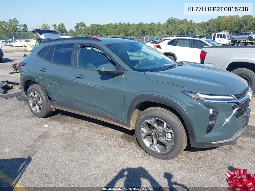 CHEVROLET TRAX 2026, VIN KL77LHEP2TC015738