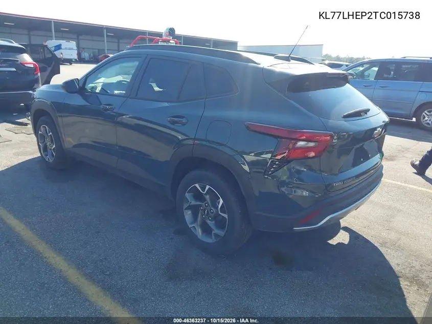 2026 CHEVROLET TRAX VIN KL77LHEP2TC015738 — фото 3