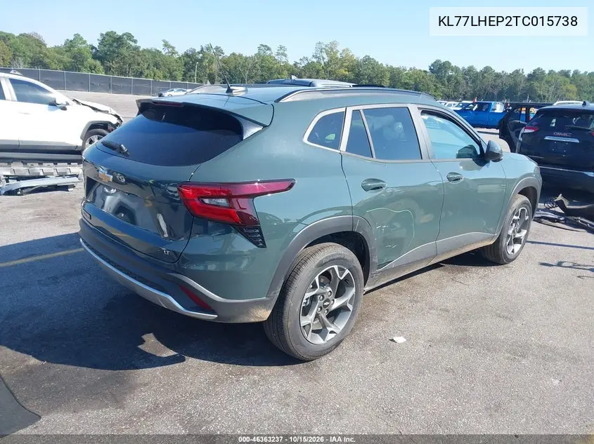 2026 CHEVROLET TRAX VIN KL77LHEP2TC015738 — фото 4
