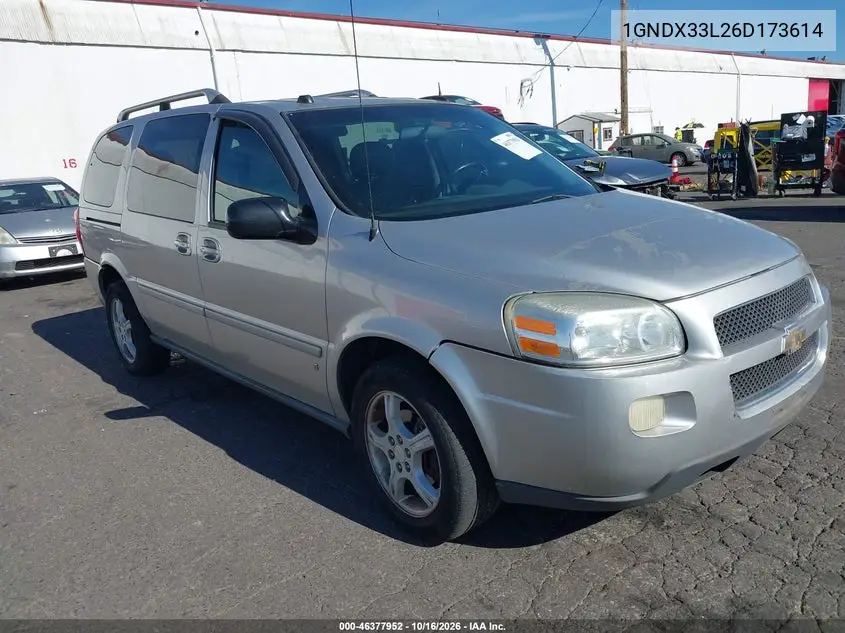 CHEVROLET UPLANDER 2006, VIN 1GNDX33L26D173614