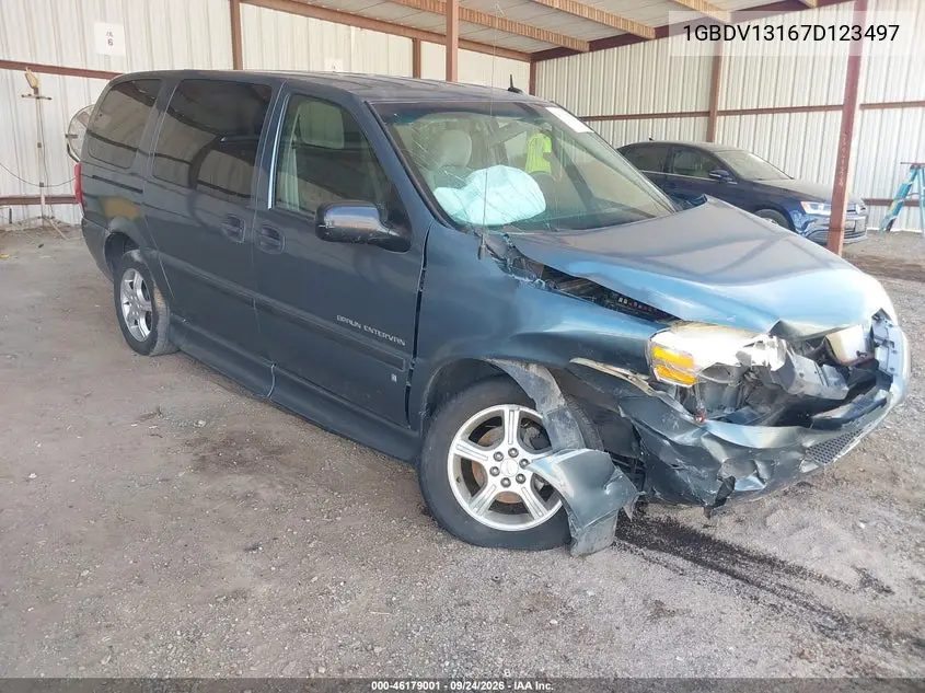 CHEVROLET UPLANDER 2007, VIN 1GBDV13167D123497