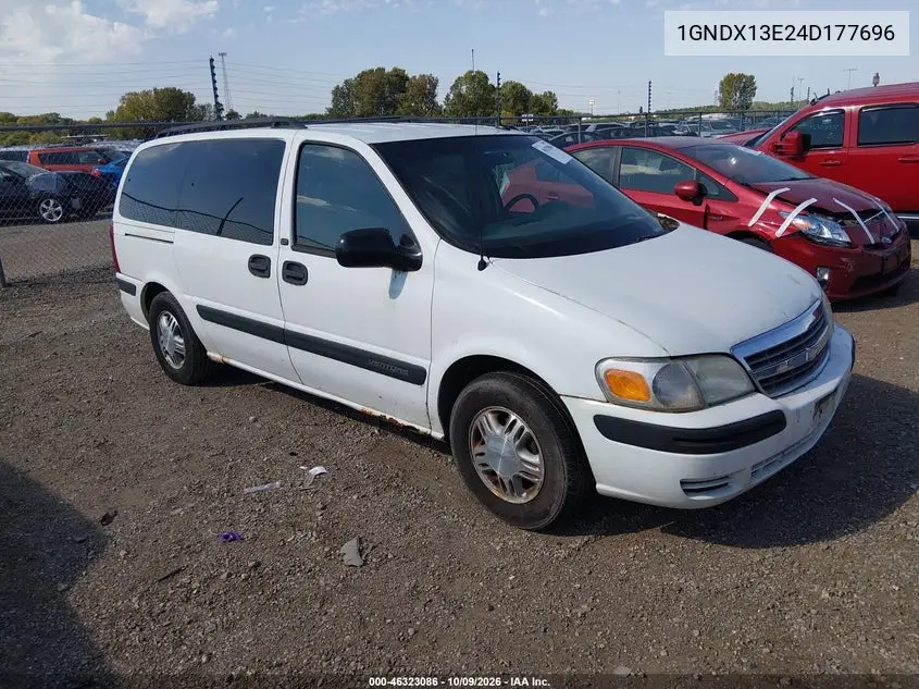 CHEVROLET VENTURE 2004, VIN 1GNDX13E24D177696