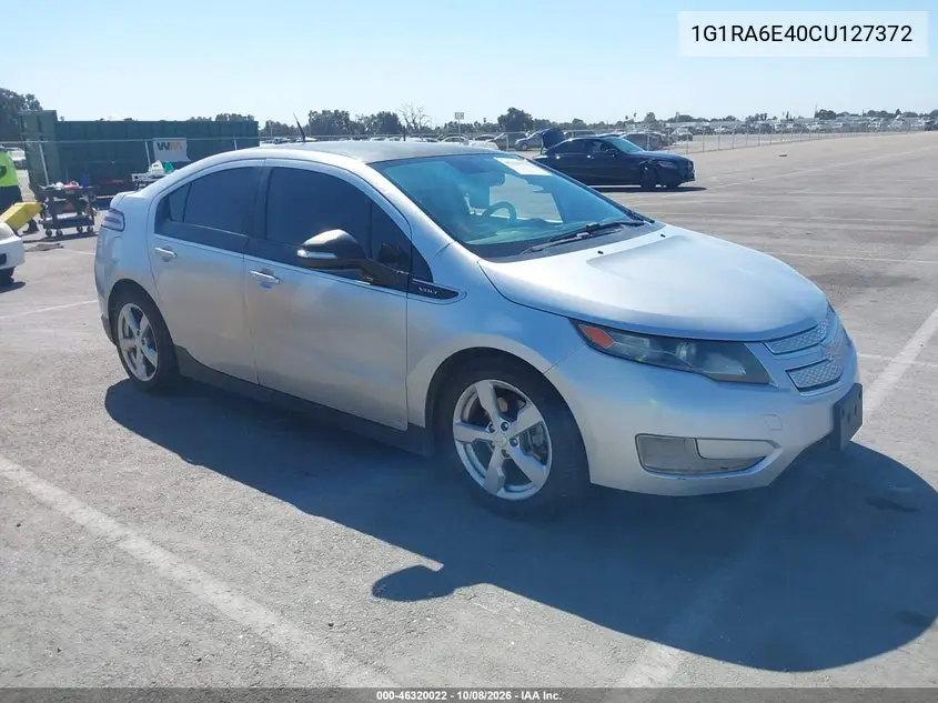 CHEVROLET VOLT 2012, VIN 1G1RA6E40CU127372