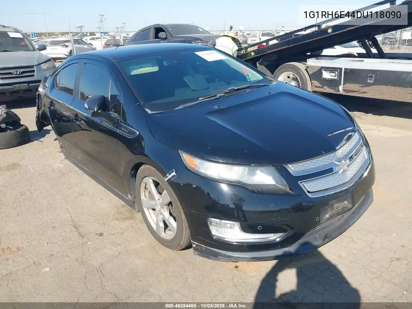 CHEVROLET VOLT 2013, VIN 1G1RH6E44DU118090