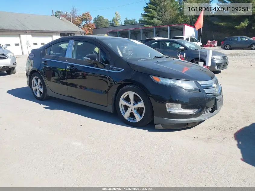 CHEVROLET VOLT 2013, VIN 1G1RD6E4XDU109258