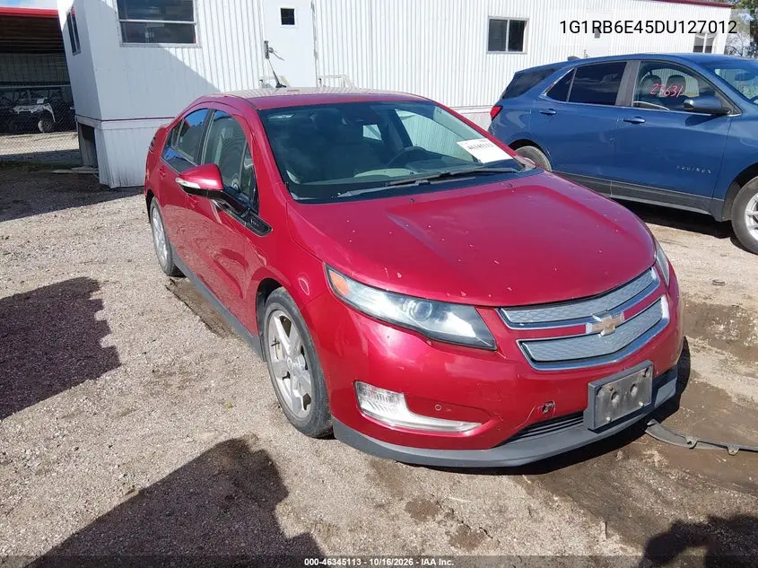 CHEVROLET VOLT 2013, VIN 1G1RB6E45DU127012