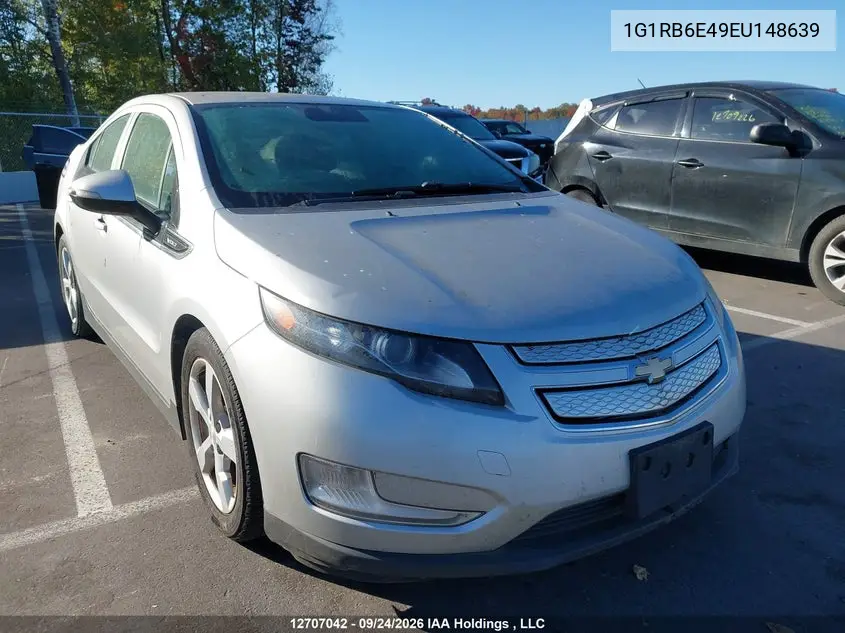 CHEVROLET VOLT 2014, VIN 1G1RB6E49EU148639