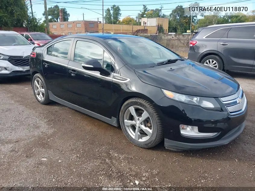 CHEVROLET VOLT 2014, VIN 1G1RA6E40EU118870