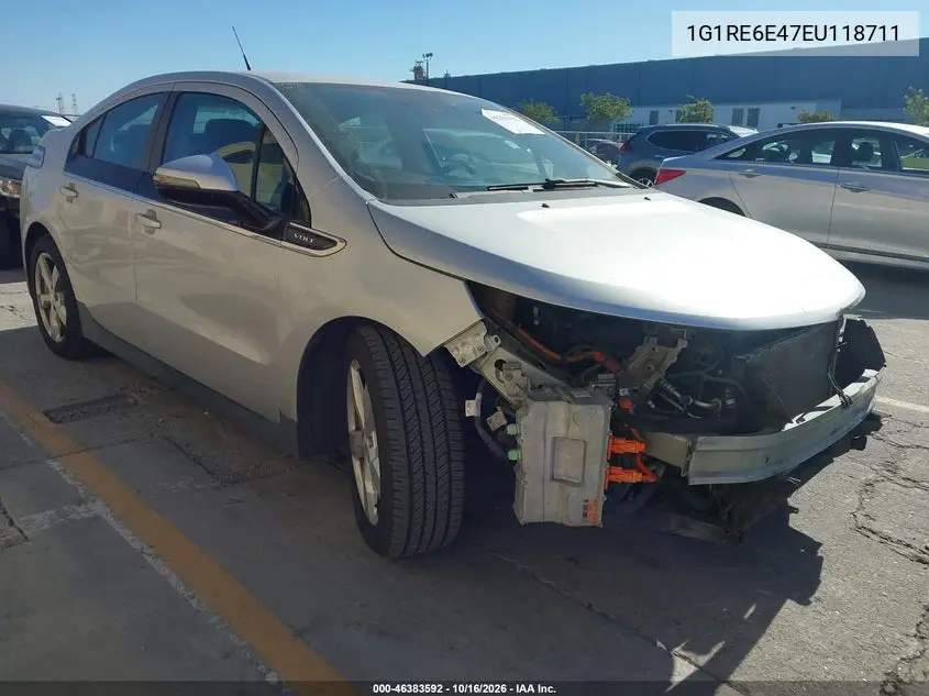 CHEVROLET VOLT 2014, VIN 1G1RE6E47EU118711