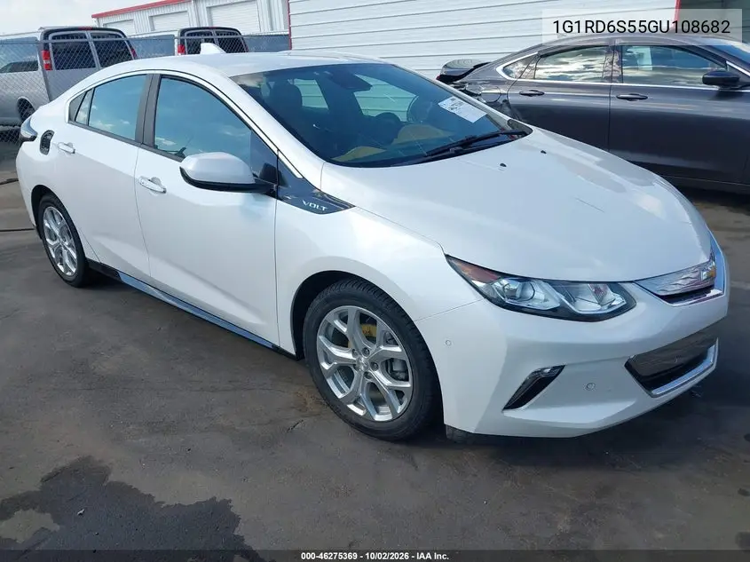 CHEVROLET VOLT 2016, VIN 1G1RD6S55GU108682