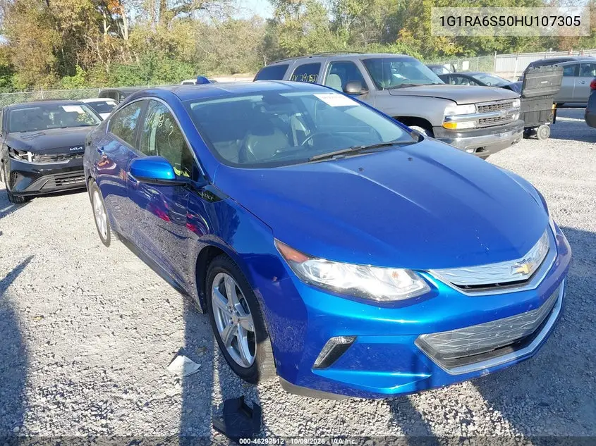 CHEVROLET VOLT 2017, VIN 1G1RA6S50HU107305