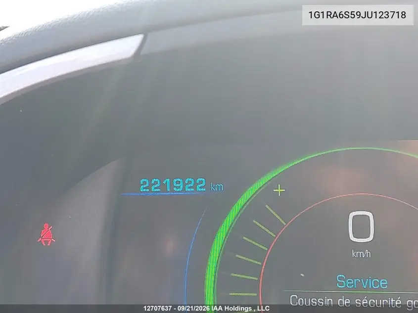2018 CHEVROLET VOLT VIN 1G1RA6S59JU123718 — фото 15