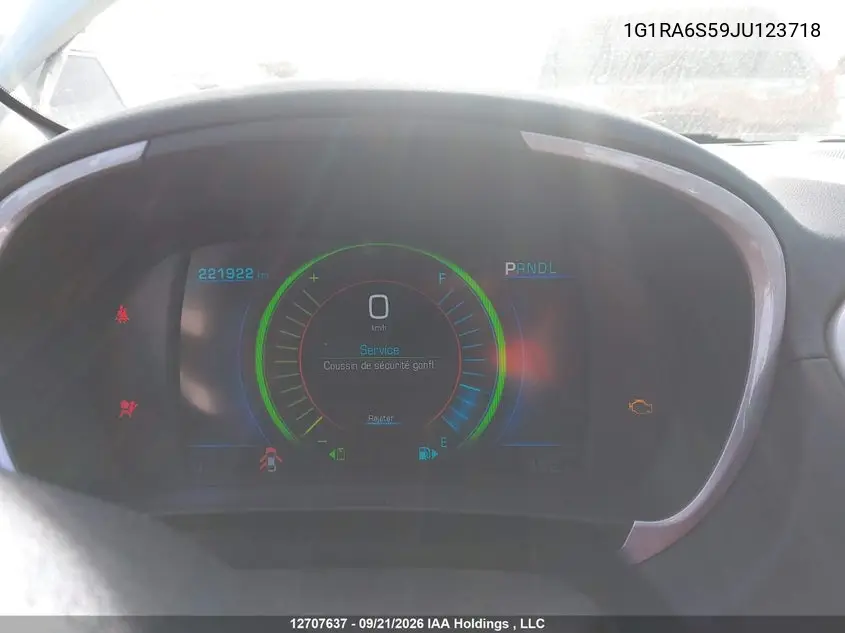2018 CHEVROLET VOLT VIN 1G1RA6S59JU123718 — фото 7
