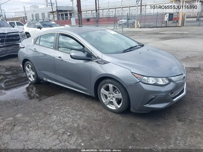 CHEVROLET VOLT 2018, VIN 1G1RC6S55JU116890