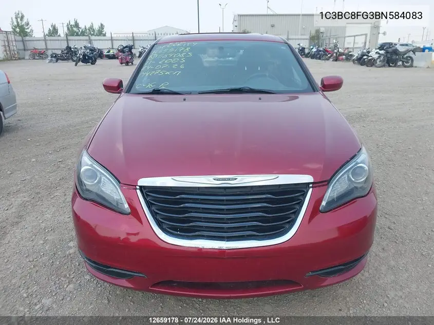 2011 CHRYSLER 200 VIN 1C3BC8FG3BN584083 — фото 12