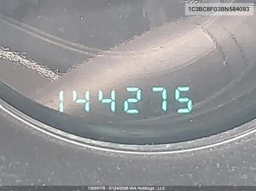 2011 CHRYSLER 200 VIN 1C3BC8FG3BN584083 — фото 15