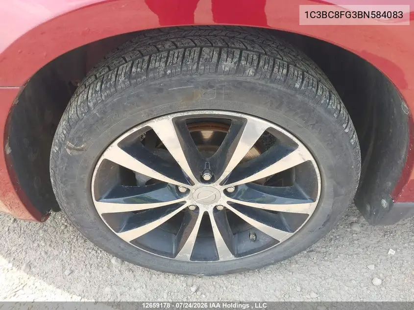 2011 CHRYSLER 200 VIN 1C3BC8FG3BN584083 — фото 22