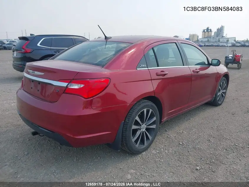 2011 CHRYSLER 200 VIN 1C3BC8FG3BN584083 — фото 4