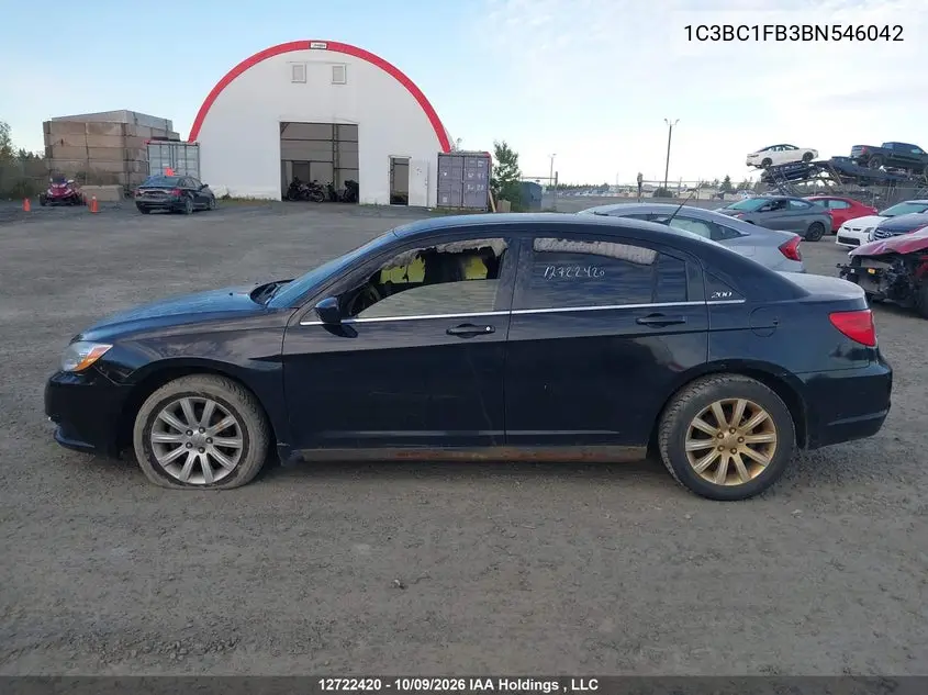 2011 CHRYSLER 200 VIN 1C3BC1FB3BN546042 — фото 15