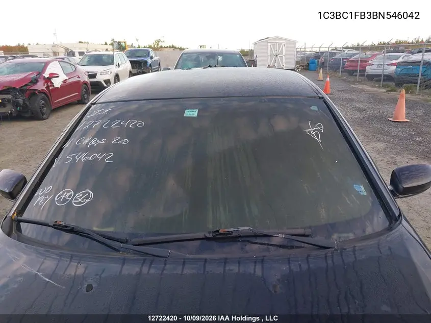 2011 CHRYSLER 200 VIN 1C3BC1FB3BN546042 — фото 18
