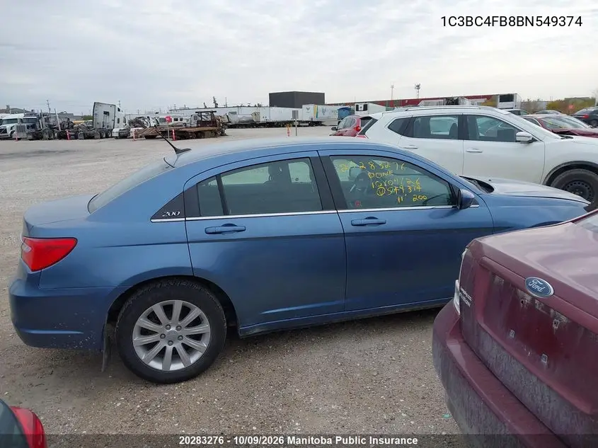 2011 CHRYSLER 200 VIN 1C3BC4FB8BN549374 — фото 13