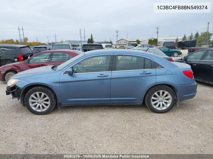 2011 CHRYSLER 200 VIN 1C3BC4FB8BN549374 — фото 14