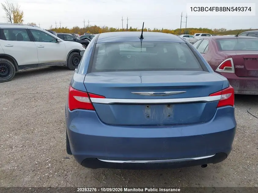 2011 CHRYSLER 200 VIN 1C3BC4FB8BN549374 — фото 16