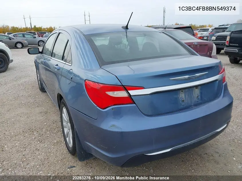 2011 CHRYSLER 200 VIN 1C3BC4FB8BN549374 — фото 17