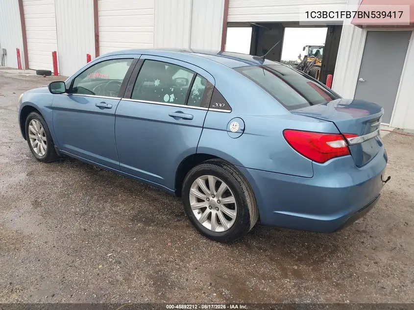 2011 CHRYSLER 200 VIN 1C3BC1FB7BN539417 — фото 3