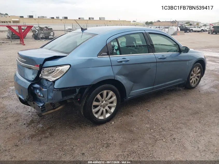 2011 CHRYSLER 200 VIN 1C3BC1FB7BN539417 — фото 4