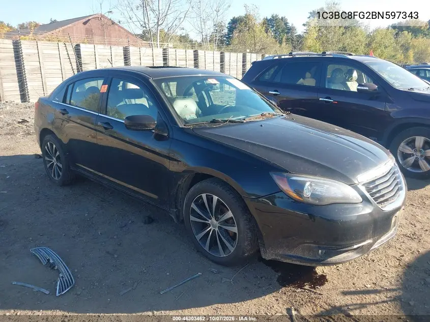 CHRYSLER 200 2011, VIN 1C3BC8FG2BN597343