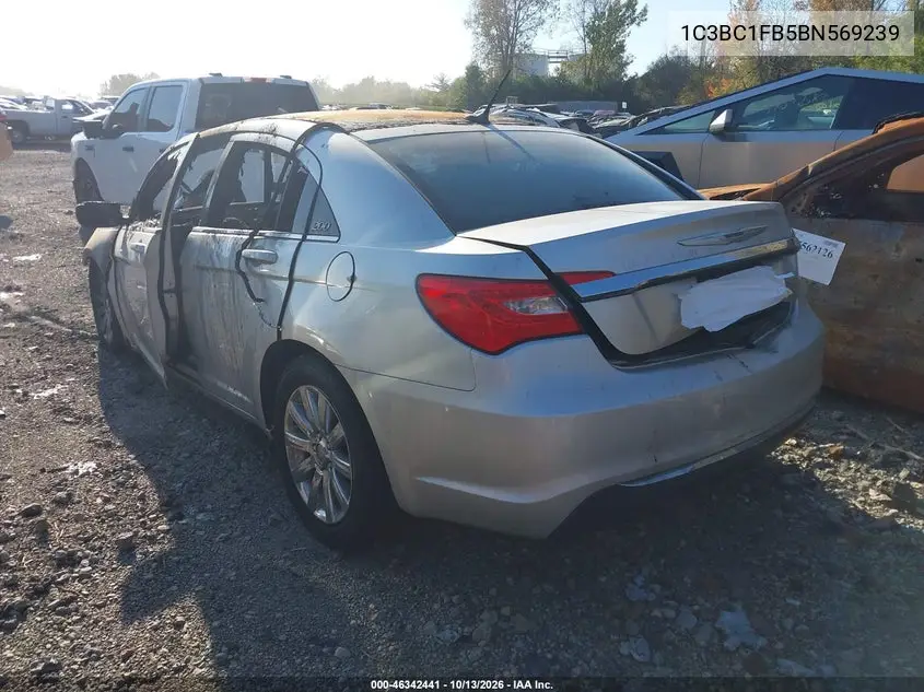2011 CHRYSLER 200 VIN 1C3BC1FB5BN569239 — фото 3