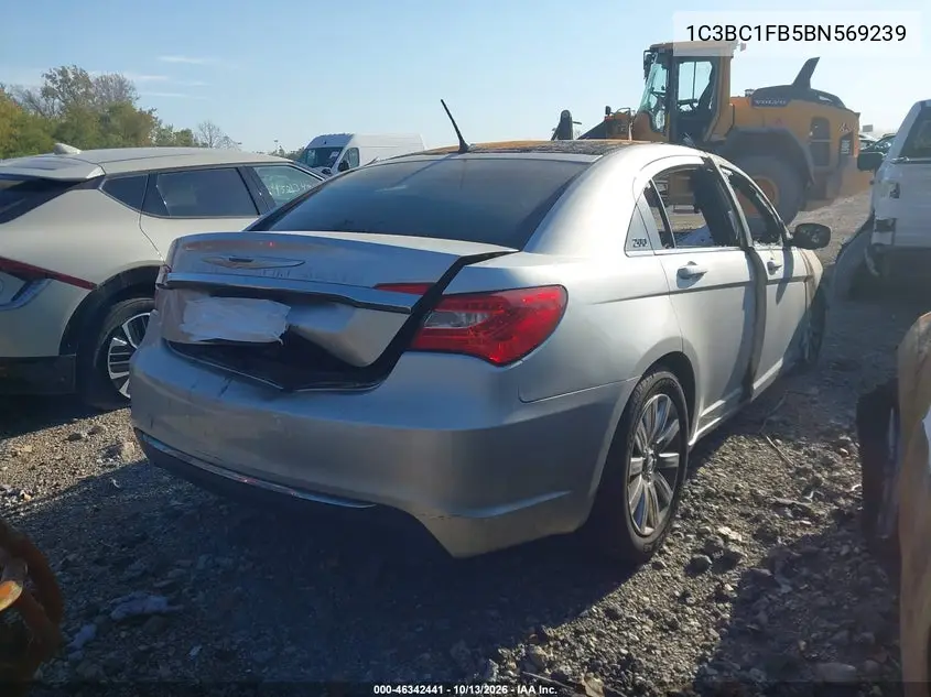 2011 CHRYSLER 200 VIN 1C3BC1FB5BN569239 — фото 4