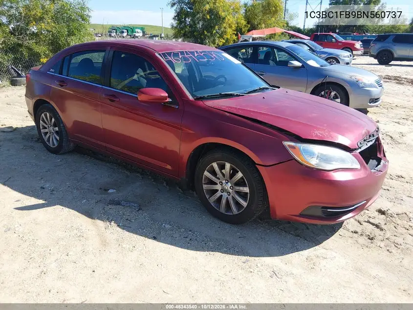 CHRYSLER 200 2011, VIN 1C3BC1FB9BN560737